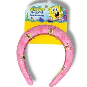 SpongeBob SquarePants Pink and Yellow Spa Headband
